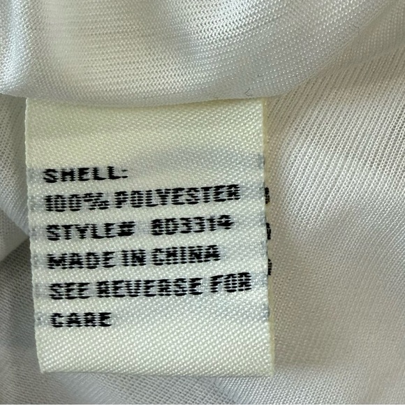 White and Cream Maxi Sundress with Flutter Sleeves - Picture 7 of 7